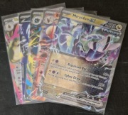 Pokemon TCG Karty oryginalne zestaw mix 150 szt. + 5 losowych kart ex