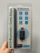 NOWY ADAPTER WIFI5 BLUETOOTH 5.1 COMBO