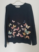 Granatowa bluzka H&M