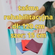 taśma rehabilitacyjna rozciąganie