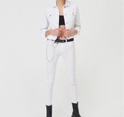 spodnie białe sinsay 0593B-00J Skinny dżinsy 