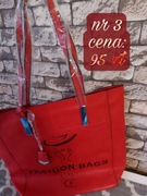 Torebka czerwona z motywem damskim G&T