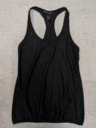 Czarny ażurowy sportowy top bluzka koszulka sportowa H&M 34 jak nowa nowy