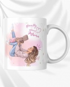 Kubek z nadrukiem Każda chwilą czekania, była tego warta BABYSHOWER