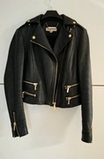 MICHAEL KORS – Premium Leather Biker Jacket – XXS  Jak nowa 