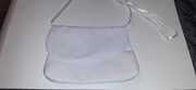 Torebka komunijna biała gładka bez zdobień
