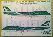 KALKA - CATHAY PACYFIC - BOEING 747-400