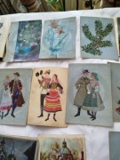 Pocztówki dźwiękowe z lat 60 XX .w unikatowe pocztowki z ilustracjami 75szt