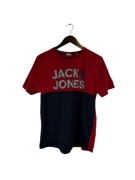 Koszulka Jack and Jones duże logo czerwona m