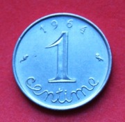 1  Centym  1964  r  -  Francja    V Republika  stan !!!