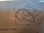 Nowoczesna lampa sufitowa LED