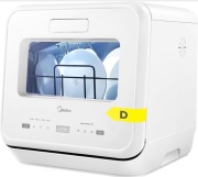 Mini Zmywarka NABLATOWA Midea MDWMT201DW Wi-Fi aplikacja MSmartHome Kamper