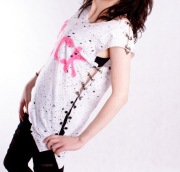 TUNIKA Z ŁAŃCUSZKAMI FUCK rock rebel BLUZKA TOP