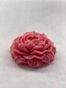 Naturalna Czerwona Świeczka Sojowa Piwonia 