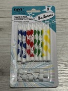 Świeczki Urodzinowe Z Nadrukiem 8szt