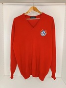 Czerwony sweter wełniany męski Glenmuir Rozmiar L 