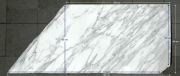 CALACATTA BIANCO Marmur włoski 0,82 m² (nr 2)