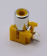 Gniazdo CINCH RCA do druku, żółte