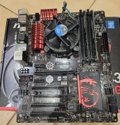 Płyta MSI B85-G43 GAMING I5 12 GB RAM DDR3 ZESTAW