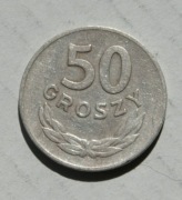 50 groszy 1949  (4)  MN miedzionikiel Stan !