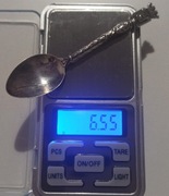 SREBRNA ŁYŻECZKA DO CUKRU FRANCJA MINERWA IDEALNA!