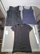 Camaieu H&M Amisu 3 szt. Koszulki Damskie Rozmiar S