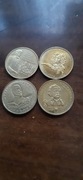 Zestaw 4 monet 2 zlote z lat 2002-2003