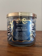 Bath & Body Works To All A Good Night – świeca zapachowa 411 g