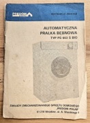 Automatyczna Pralka PREDOM Polar PS 663 BIO - Instrukcja Obsługi + Schemat
