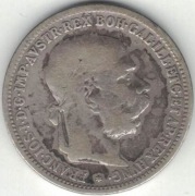 Austria 1 korona 1893 - 23 mm - srebro Ag