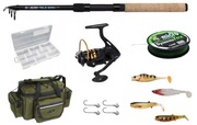 Zestaw wędkarski na spinning na szczupaka sandacza okonia