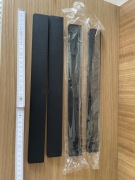 Uchwyt krawędziowy 340 czarny mat struktura