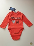 Nowe bawełniane body z długim rękawem r 62 