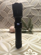 Latarka LED, ultra jasna, ładowana USB-C, teleskopowa