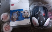 Pełna maska gazowa, pyłowa 3M