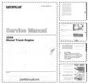 Caterpillar 3208 Truck Engine Service Manual Instrukcja serwisowa