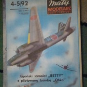 Mały Modelarz 4-5/92 Betty I bomba OHKA