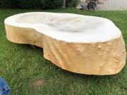 Blat plaster z pnia na stolik