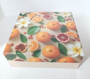 Pudełko ozdobne na prezent box po Pure Beauty wzór 41 Pomarańcze