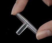 Trójnik przezroczysty na wężyk 4mm