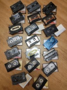 Kasety magnetofonowe Maxell. SONY. TDK. AXIA. TYPE II.