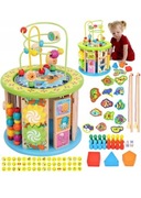 Drewniana zabawka sensoryczna