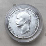 Grecja 2 Drachmy 1911 r Jerzy I srebro 