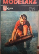 Modelarz czasopismo 6/1968 roku Zawisza czarny 