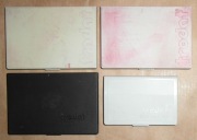 PODUSZKI DO STEMPLI TUSZ CZERWONY NIEBIESKI ZESTAW 4 SZTUK