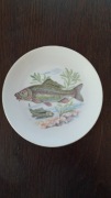 Talerz z motywem ryby
