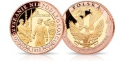 Medal - Odzyskanie Niepodległości w dwóch rodzajach złota | Numizmaty