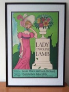 Oryginalny polski plakat filmowy - Lady Caroline Lamb, Jerzy Flisak, 1974