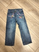 Spodnie jeansowe długie dla dziewczynki 104