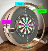 Obręcz do darta pod kamery i ledy